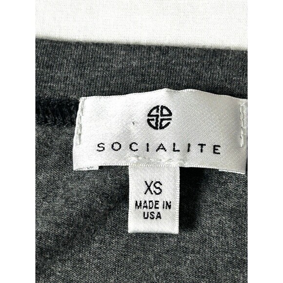 Socialite Womens Dress Gray XS Cutout Bodycon Extra Small LRC8-1 - Picture 5 of 10